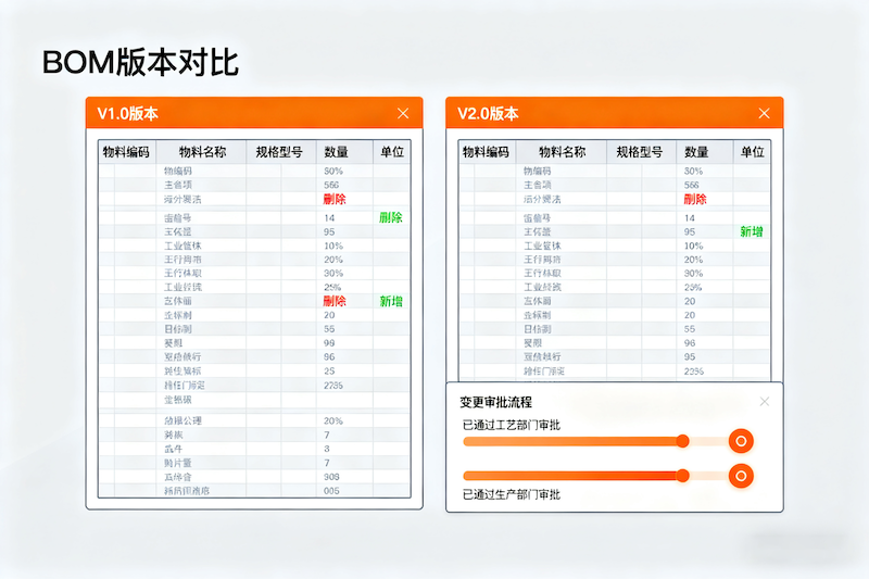BOM版本与变更管理