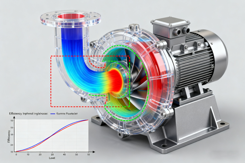 离心泵内部流场分析与优化案例